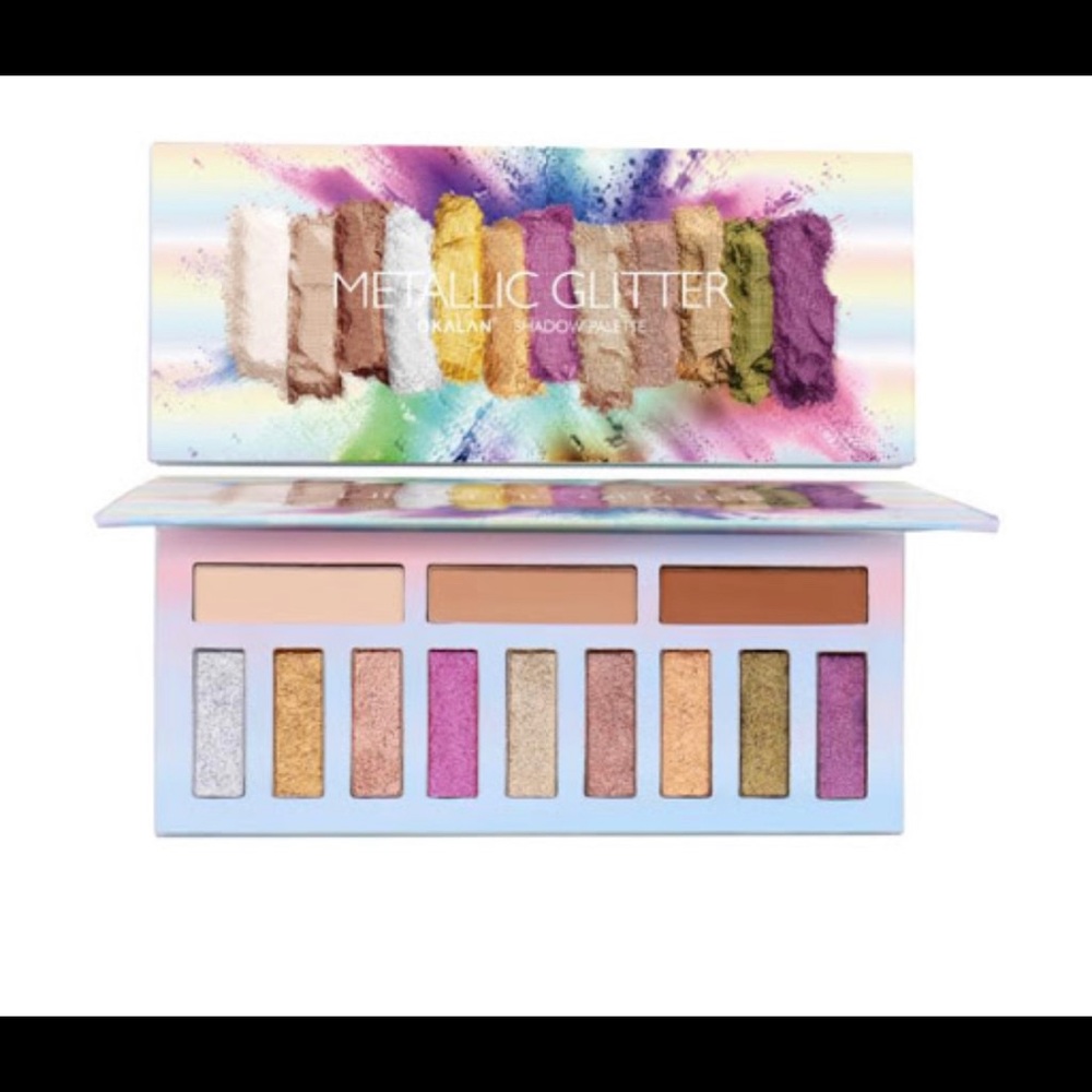 Okalan Metallic Glitter Shadow Palette